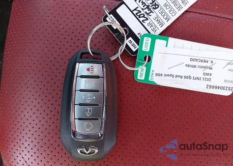 2021 Infiniti Q60 Red Sport 400 Awd из США, поврежденный, VIN JN1FV7LLXMM560197